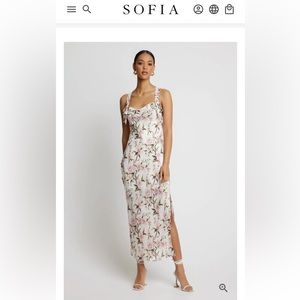 MAGNOLIA FLORAL SLIP DRESS - SOFIA THE LABEL